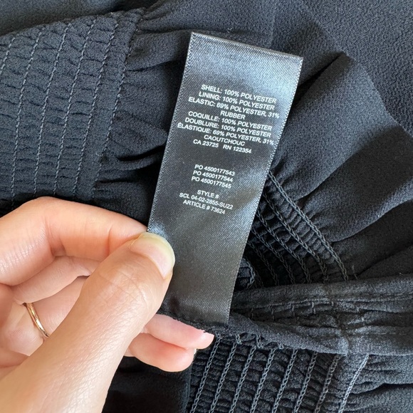 Aritzia Wilfred Small Tempest Blouse Black - Picture 7 of 10